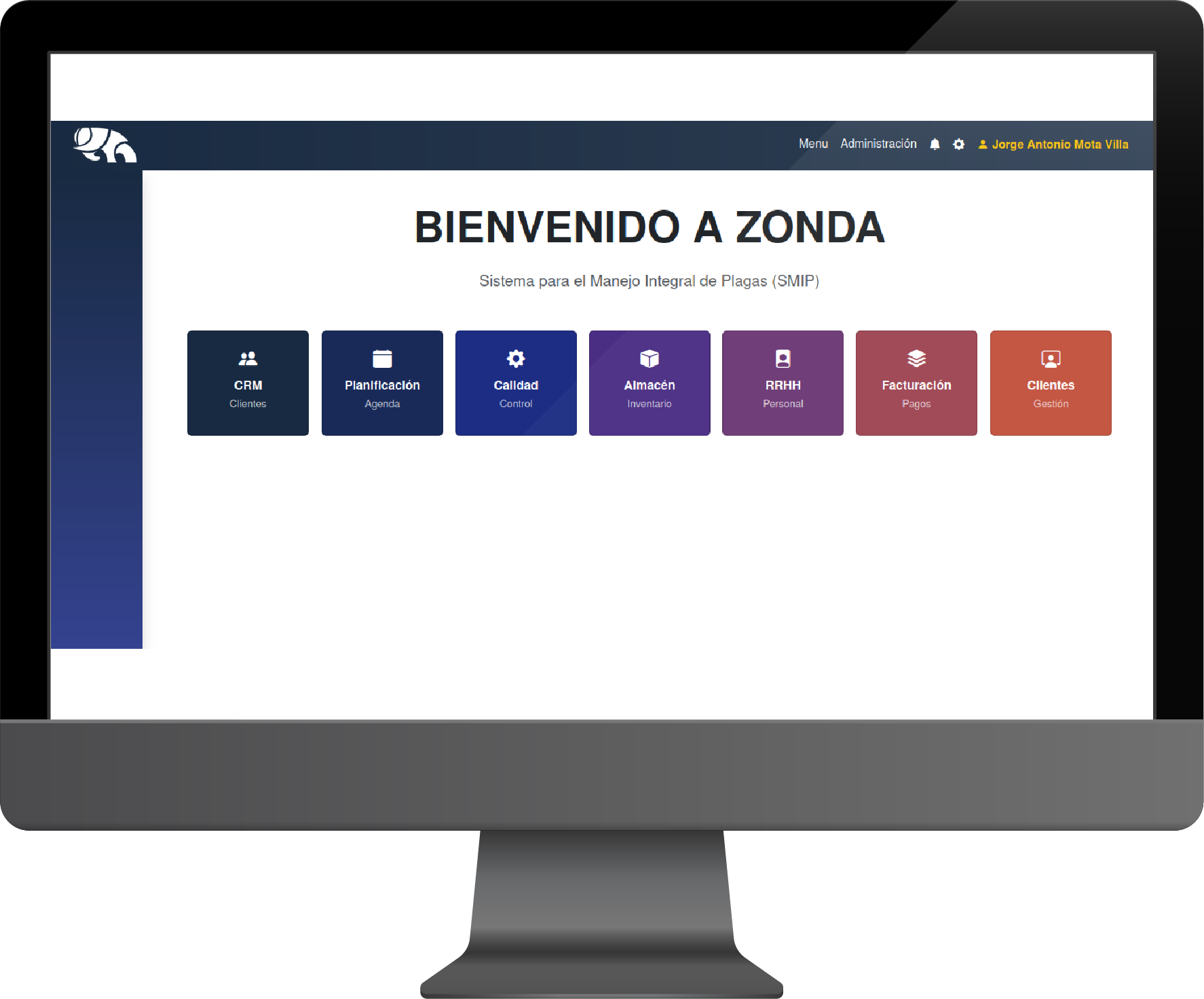 Computadora de Zonda ERP